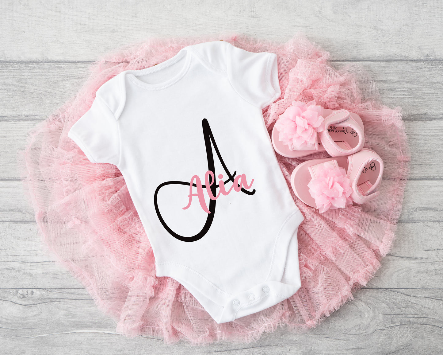 Custom name onesie