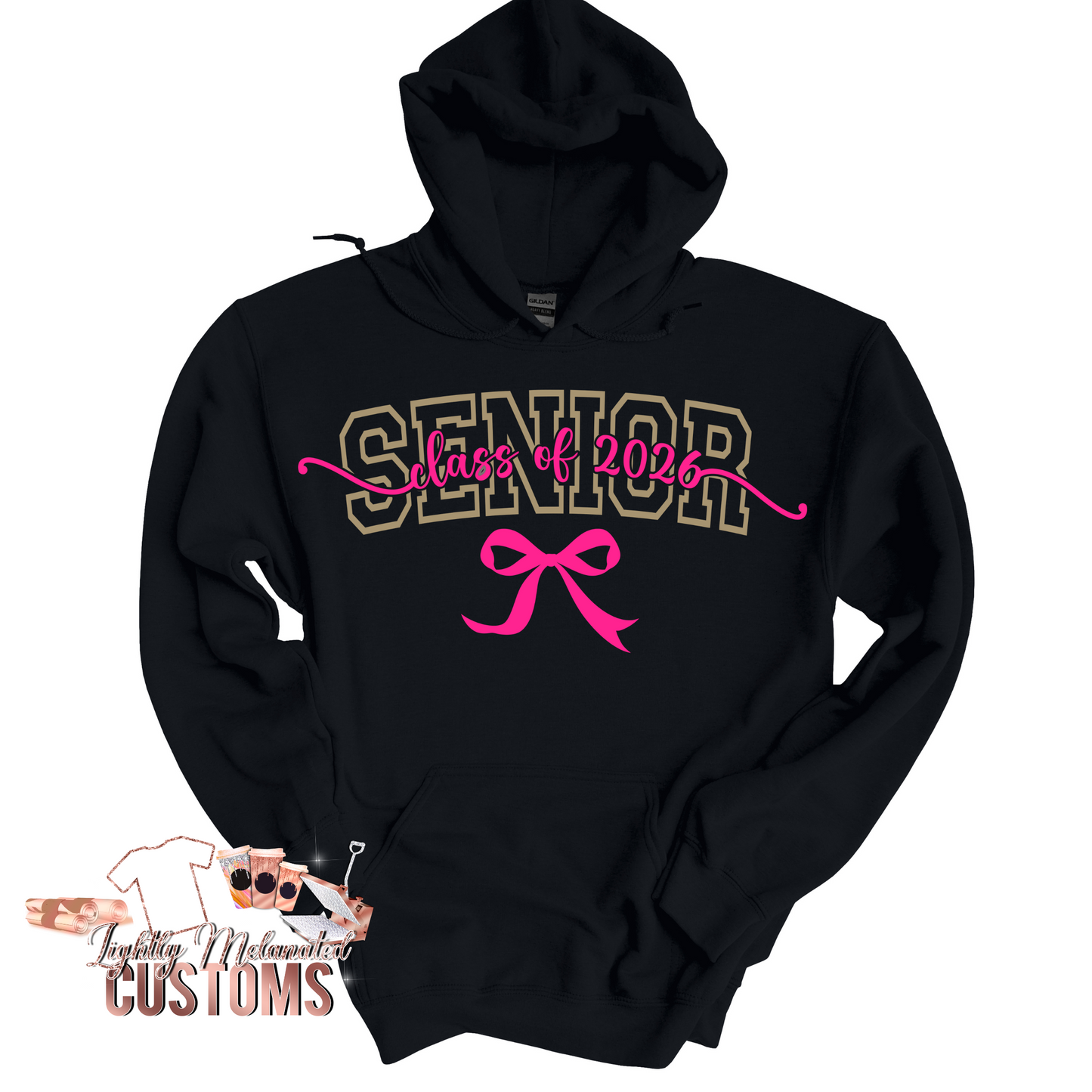 Senior Class of 2026 Shirt – Custom Graduation Tee with Bow Design