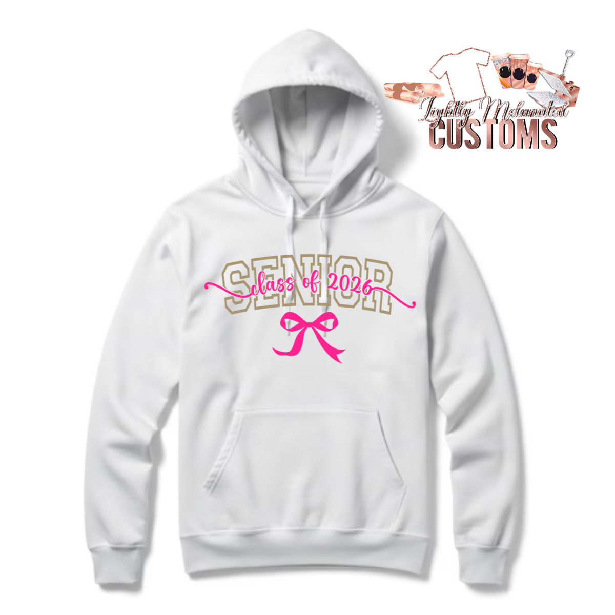 Senior Class of 2026 Shirt – Custom Graduation Tee with Bow Design